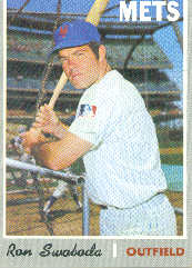 1970 Topps Baseball Cards      431     Ron Swoboda